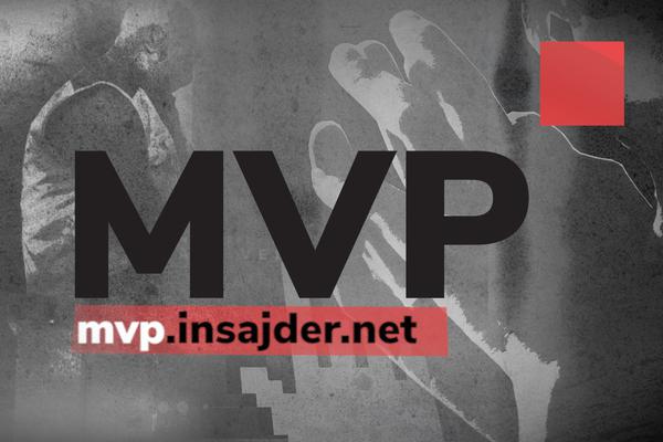An advertisement for MVP, the new microsite